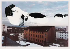 Kassel by Gerhard Richter, 1992, Farboffset auf Papier, mit Lack übermalt, sold Dec 2016