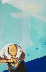 Hommage a Monory by Rainer Fetting, 1978, Acrylic on canvas, sold Dec 2016