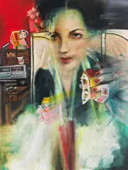 Andrea Lehmann, Wackelhaus, 2004, Mixed media