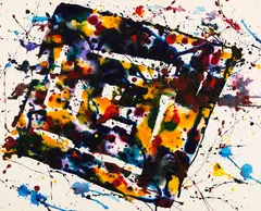 Sam Francis, Untitled (SF76-214), 1976, Acrylic