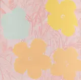 Andy Warhol, Flowers, 1970, Screenprint in colours, on wove paper, the full sheet
