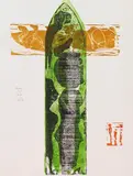 Gerhard Altenbourg, Über dem Strom ein Gezweig. Altenbourg Blätter zu Bobrowski, 1969, Portfolio