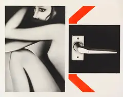 Peter Klasen, Femme + Poignée, 1971, Acrylic on canvas