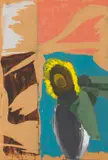 Markus Lüpertz, Ohne Titel (Sonnenblumen), 1989, Oil