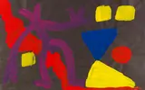 A. R. Penck, Ohne Titel, Um 1981, Gouache