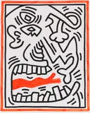 Keith Haring, Ohne Titel, 1985, Lithograph in colors