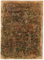 Gerhard Hoehme, Ohne Titel, 1961, Oil