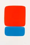 Red-Orange over Blue Serie IX, No 17 by Ellsworth Kelly, 1964/65, Lithograph in colors, sold Dec 2016