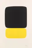 Black over Yellow Serie IX, No. 21 by Ellsworth Kelly, 1964/65, Lithograph in colors, sold Dec 2016