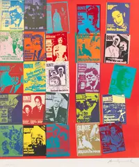 Magazine and History 1983 by Andy Warhol, 1983, Silkscreen in colors, sold Dec 2016