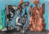 Markus Lüpertz, Ohne Titel, 1990, Mixed media