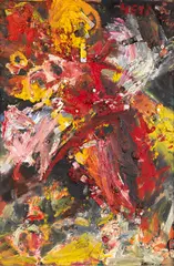 Drache + Welle by Hartwig Ebersbach, 1991, Mixed media, sold Dec 2016