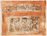Entre deux villes. Between two towns by Zao Wou-ki, 1955, Lithograph in colors, sold Dec 2016