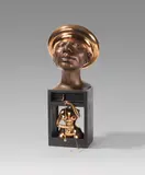 Rudolf Hausner, Adam und Anima, Um 1977-1979, Bronze
