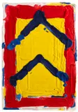 Bram Bogart, Die Spitze der Pyramide, 2005, Mixed media