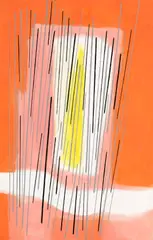 Ernst Geitlinger, Abstrakt, 1963, Acrylic on canvas
