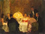Otto Eduard Pippel, Abendgesellschaft