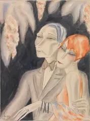 Dodo, Annäherung der Geschlechter, 1928, Watercolor