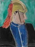 Gardist by Helmut Kolle gen. vom Hügel, Wohl um 1930, Oil, sold Dec 2016