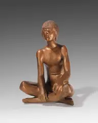 Hockender Junge by Gerhard Marcks, 1977/1979, Bronze, sold Dec 2016