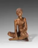 Hockender Junge by Gerhard Marcks, 1977/1979, Bronze, sold Dec 2016