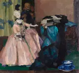 Leo Putz, Weiße Puppe, 1908, Oil on canvas