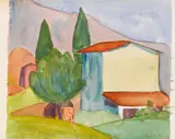 Hermann Hesse, Haus mit zwei Zypressen