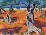 Arnold Balwé, Ölbäume auf Ibiza