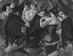Variété by Hanns Bolz, 1910, Tempera, sold Dec 2016