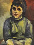 Otto Nagel, Porträt, Wohl 1940, Oil on canvas