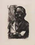 Lovis Corinth, Selbstbildnis, 1919, Lithograph