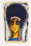Otto Dix, Römerin II, 1962, Lithograph in colors