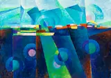 Joseph Friedrich Gustav Binder, Starnberger See, 1953, Oil on canvas