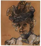 Leo Putz, Porträt Gertraud Luberich