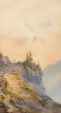 Edward Theodore Compton, Zugeschrieben - In den Dolomiten