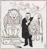 Thomas Theodor Heine, Blumenthal in der Löwengrube