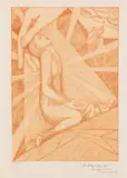Heinrich Vogeler, Vision, 1915/16, Etching