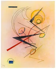 Wassily Kandinsky, Kleines Warm, 1928, Watercolor