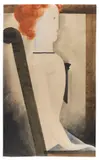 Oskar Schlemmer, Sitzende, 1929, Watercolor