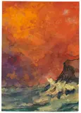 Brandung by Emil Nolde, Um 1937, Watercolor, sold Jun 2016