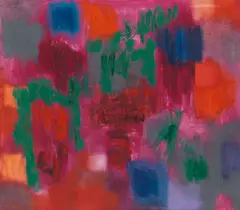 Im Rot by Fritz Winter, 1960, Oil on canvas, sold Jun 2016
