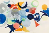 Komposition by Ernst Wilhelm Nay, 1957, Watercolor, sold Jun 2016