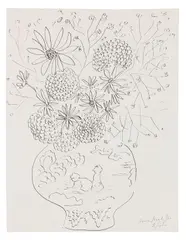 Nature morte by Henri Matisse, 1942, India Ink, sold Jun 2016