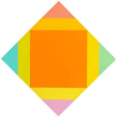 Zerstrahlung von Orange by Max Bill, 1972-1974, Oil on canvas, sold Jun 2016