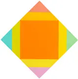 Max Bill, Zerstrahlung von Orange, 1972-1974, Oil on canvas