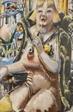 Paul Kleinschmidt, An der Bar (The Star at the Show), 1938, Oil on canvas