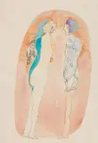 Gerhard Altenbourg, Wackel mit den Beinchen, 1973, Pen and India ink drawing