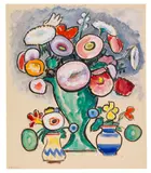 Gabriele Münter, Blumenstillleben (Strauß mit zwei Sträußchen)