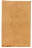 Gustav Klimt, Weiblicher Akt mit langen Haaren (Studie für "Jurisprudenz")