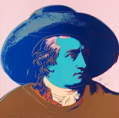 Goethe by Andy Warhol, 1982, Farbserigrafie auf Lenox-Museumskarton, sold Jun 2016
